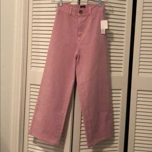 BDG Wide Leg Cropped Jeans